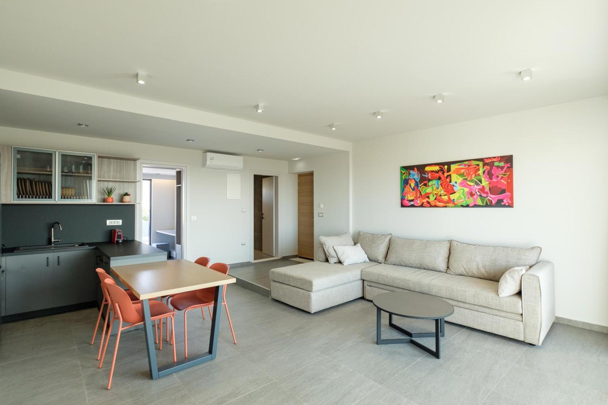 Апартаменты Sky-High 70Sqm Penthouse W. Stunning Views - 05 Ханья Экстерьер фото